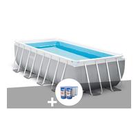 Kit piscine tubulaire Intex Prism Frame rectangulaire 4,88 x 2,44 x 1,07 m + 6 cartouches de filtration