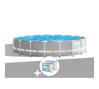 Kit piscine tubulaire Intex Prism Frame ronde 5,49 x 1,22 m + 6 cartouches de filtration
