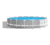 Intex Pools Kit piscine tubulaire Prism Frame ronde 5,49 x 1,22 m - bâche à bulles + 6 cartouches