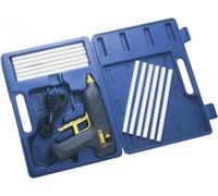 Kit pistolet à colle C.K, dans une boîte de transport pratique garantit un chauffage rapide et un bon flux de colle (T6216)