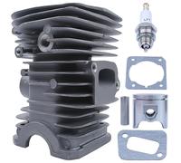 Kit piston et cylindre Husqvarna 340, 345, 340e, 345e - 40 mm, revêtement Nikasil - Livré avec joints et bougie
