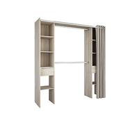 Pegane Kit placard dressing - Chêne shannon