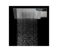 Kit plafond de douche rectangulaire inox brossé Dream Flat - Bossini H383910075