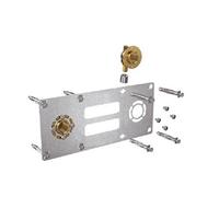 Kit plaque ROBIFIX pour tube PER ou PB - Entraxe 150mm - raccord coudé à sertir- Ø sortie