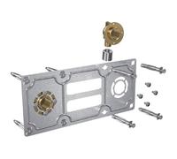 Kit plaque ROBIFIX pour tube PER ou PB - Entraxe 150mm - raccord coudé à sertir- Ø sortie