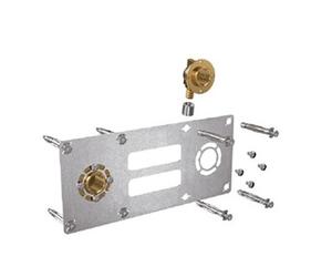 Kit plaque ROBIFIX pour tube PER ou PB - Entraxe 150mm - raccord coudé à sertir- Ø sortie