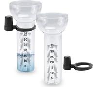 Kit pluviomètre en verre pour le jardin