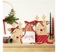 Kit pochettes-cadeaux de Noël 'Santa & Deer'