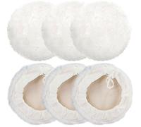 Kit Polissage Auto - 6 paquets - 180mm bonnet laine - Disque pour machine polir
