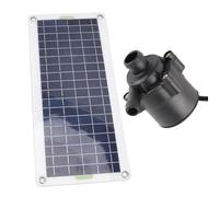 Kit Pompe à Eau Solaire 30W Panneau Polysilicium avec Pompe DC12V 19W pour Fontaine Jardin Installation Facile sans Batterie