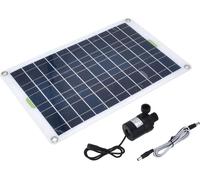 Kit pompe à eau solaire Panel 800L/h 12V DC Low Noise Eco Friendly Sturdy Silicone Plastic Solar Pond Pump for Garden