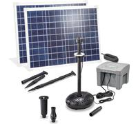 Kit pompe de bassin solaire esotec 100/4000 LED avec accumulateur LiFe 12,8V/24Ah 101941