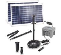 Kit pompe de bassin solaire esotec 70/2800 LED avec accumulateur LiFe 12,8V/12Ah 101940