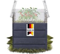 Graf Kit potager carré 645182 surélevé en plastique gris