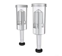 Kit pour airlock Plastique Transparent Pour Vin Bière Kit pour | Plastique PP alimentaire, BPA, sûr pour probiotiques, 3 par kit, durable