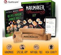 Kit pour faire des makis - Ensemble complet pour la préparation de sushis, avec accessoires