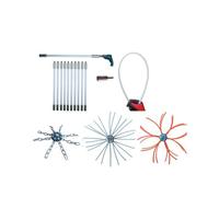 Kit pour le ramonage mécanique de cheminées depuis le bas, 10 m