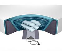 Kit pour Lit à Eau 180 x 200 cm Housse et Matelas à Eau 2 x Thermostat Wasserbett Set Solers