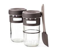 Kit pour pain au levain, marron, verre, Lékué