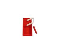 Kit pour peinture laqueur mini 10 cm - Bac + 2 manchons velours pour peintures brillantes