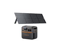 Kit BLUETTI Premium 200 V2(AC270P) avec Panneau Solaire 350W - 2073.6Wh, Générateur solaire 4x2700W Noir G