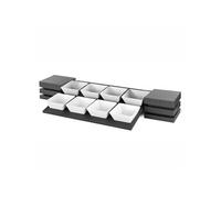 Kit Présentoir Buffet Cubic avec 8 Bols Carrés