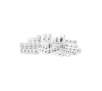 Kit prises murales encastrées - MC POWER - FLAIR - 95 pièces - Blanc mat - Kit complet intérieur