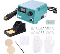 kit professionnel de combustion du bois 50W Brûleur Outil de pyrographie avec 20 pointes de fil, stylo unique Affichage numérique