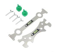 Kit professionnel de nivellement de tuyau et de clé pour installation droite avec pomme de douche et robinets