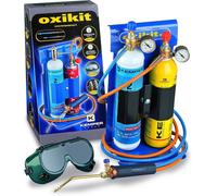 Kit professionnel Kemper SALDATUTTO 555HRC Bi-Gas – Kit de soudage avec manomètres et gaz KEMAP | >3300 °C | Fabriqué en Italie