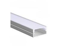 Kit Profilé Linéaire En Aluminium Pour Bande Led 220V Avec Couvercle Opaque 2M, 4 Capuchons Et 4 Supports