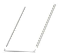 Kit profilés latéraux et traverse basse VELUX 55x98cm gris pour fenêtre de toit - ZWC CK04 0000