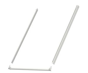 Kit profilés latéraux et traverse basse VELUX 78x98cm gris pour fenêtre de toit - ZWC MK04 0000