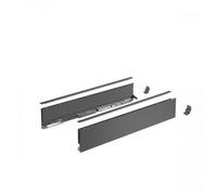 Kit profils côtés AvanTech YOU tiroir simple hauteur 101mm -anthracite -L270 HETTICH