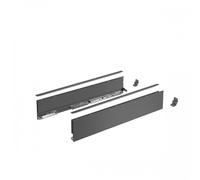Kit profils côtés AvanTech YOU tiroir simple hauteur 101mm -anthracite -L300 HETTICH