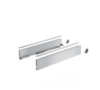 Kit profils côtés AvanTech YOU tiroir simple hauteur 101mm - argent - longueur 270 mm HETTICH