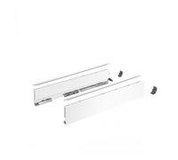 Kit profils côtés AvanTech YOU tiroir simple hauteur 101mm - blanc - longueur 270 mm HETTICH