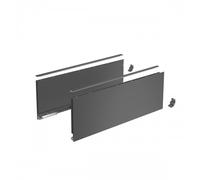Kit profils tiroir casserolier AvanTech YOU - h 187 mm - anthracite - longueur 350 mm HETTICH