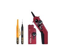 Kit promotionnel Testboy TB 27 détecteur de ligne analogique avec marqueur de trou profond PICA (résistant à la tension jusqu'à 400 V, tonalité continue sélectionnable, signal analogique), rouge/noir