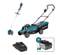 Kit promotionnel - Tondeuse à batterie+Coupe-bordures sans fil+Batterie+Chargeur