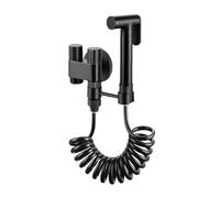 Kit pulvérisateur de bidet avec tuyau de 2,3 m, pistolet pulvérisateur en | Pulvérisateur de bidet portable avec tuyau télescopique pour une hygiène pratique de la salle de bain