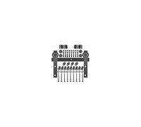 Kit Quincaillerie Porte Double Suspendue Grange 335cm 150kg Acier Carbone
