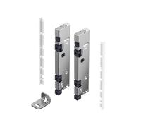 Kit raccord façade aluminium tiroir à l'anglaise - AvanTech You Inlay - Blanc HETTICH