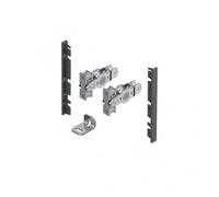 Kit raccord façade de tiroir à l'anglaise AvanTech YOU-H101mm-Anthracite HETTICH