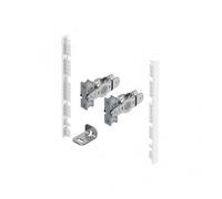 Kit raccord façade de tiroir à l'anglaise AvanTech YOU-H139mm-Blanc HETTICH