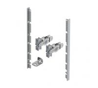 Kit raccord façade de tiroir à l'anglaise AvanTech YOU-H187mm-Argent HETTICH