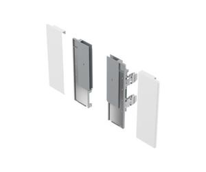 Kit raccord façade tiroir à l'anglaise - casserolier - AvanTech You - Blanc HETTICH