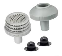 Kit Raccord Jet Piscine pour intex 32mm Complet Kit Raccord Jet | Compatibilité pour intex, tuyaux 32mm, entrée et sortie, plastique pour robuste, installation rapide
