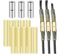 Kit Raccord pour Pompe Immergée 3PCS Connecteur Étanche Kit Raccord | 3 connecteurs, 10 gaines, étanchéité IP68, réparation fil coupé, installation rapide outil spécial