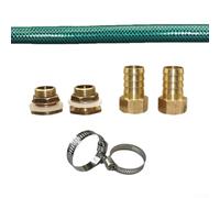 Kit Raccord Tuyau Pluie 39po Laiton Stockage | Installation simple, trou 27mm requis, fixation rapide, compatible gouttières diverses, complet